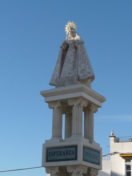 0078 P1170978 Sanl�car HOPE (esperanza) statue