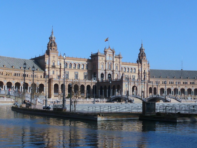 0212 P1180073 Seville Plaza de Espana