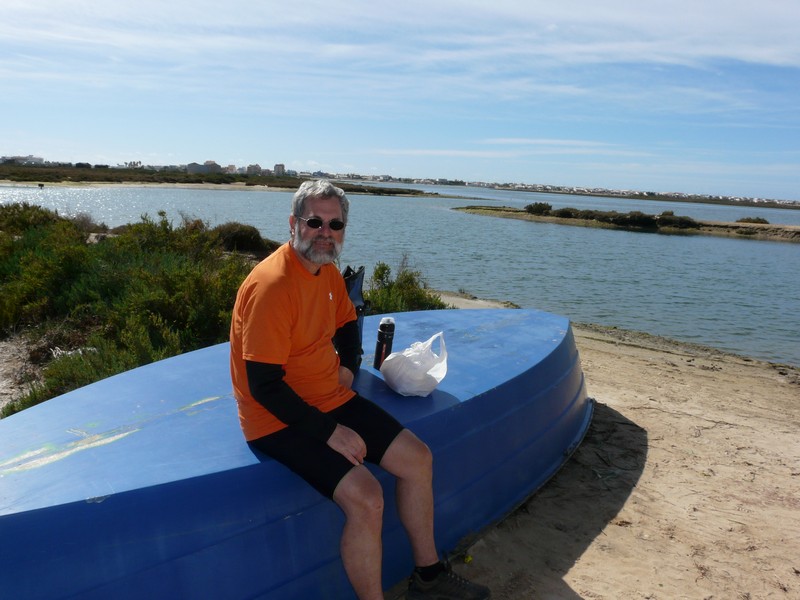 1065 P1190581 Faro eating on a boat