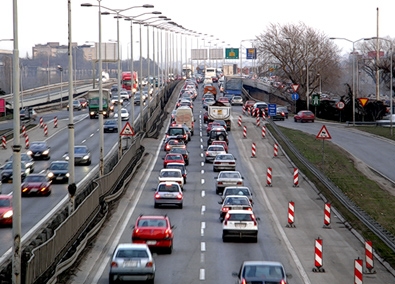Traffic in Belgrad