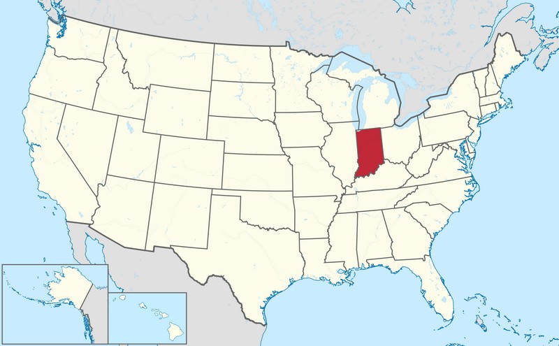 USA mit Indiana