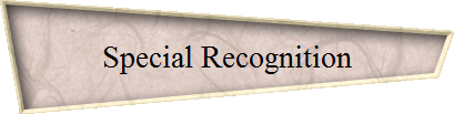 Special Recognition